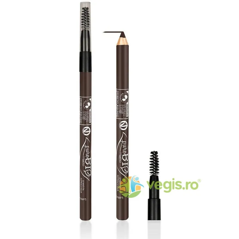 Creion de Sprancene Maro Mediu n.07 Bio PUROBIO COSMETICS — preț și oferte