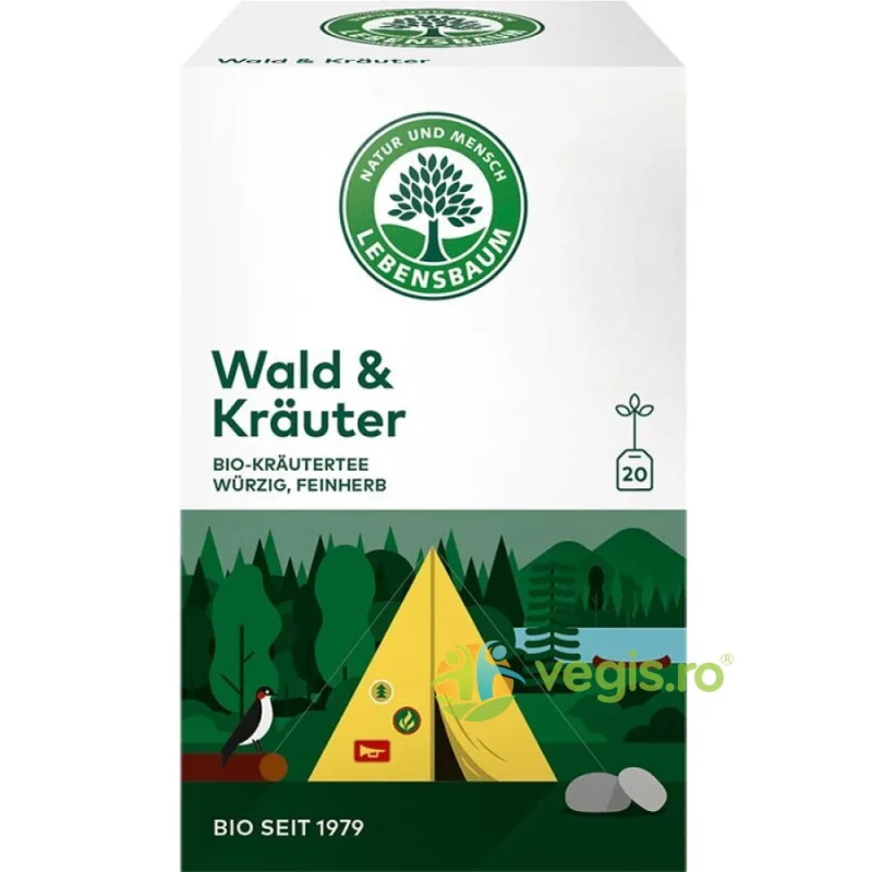 Ceai Padure & Ierburi Ecologic/Bio 20 plicuri LEBENSBAUM — preț și oferte