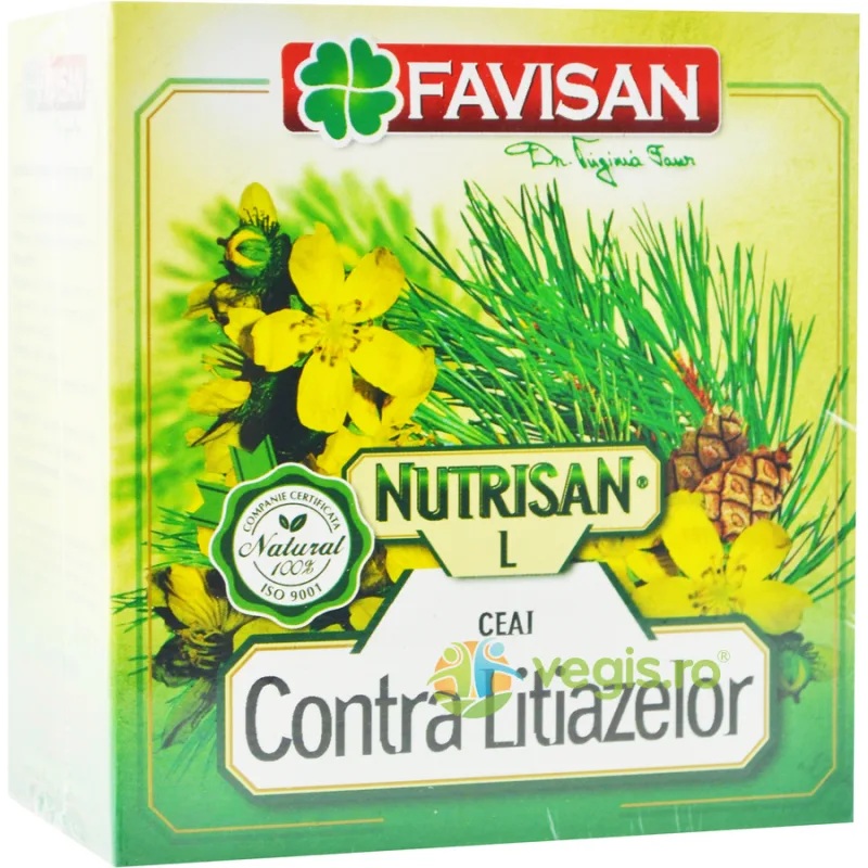 Ceai contra Litiazelor Nutrisan L 50g Favisan — preț și oferte