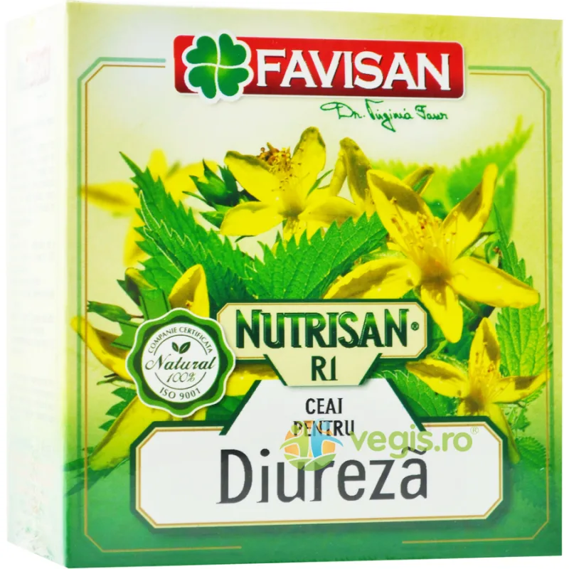 Ceai pentru Diureza Nutrisan R1 50g Favisan — preț și oferte