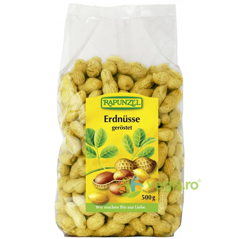 Arahide Prajite in Coaja Ecologice/Bio 500g Rapunzel — preț și oferte