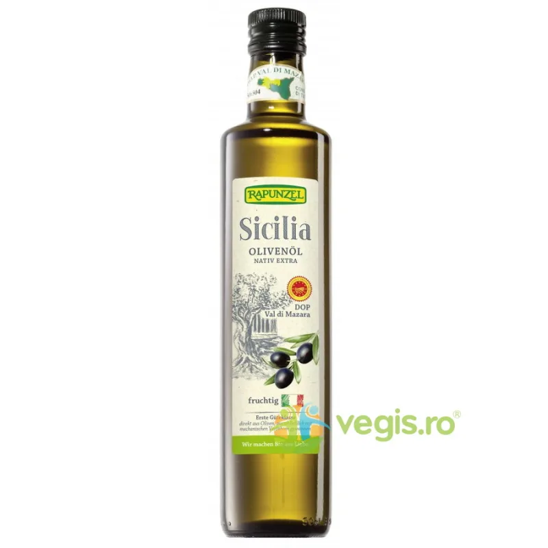 Ulei de Masline Sicilian Extravirgin 500ml Rapunzel — preț și oferte