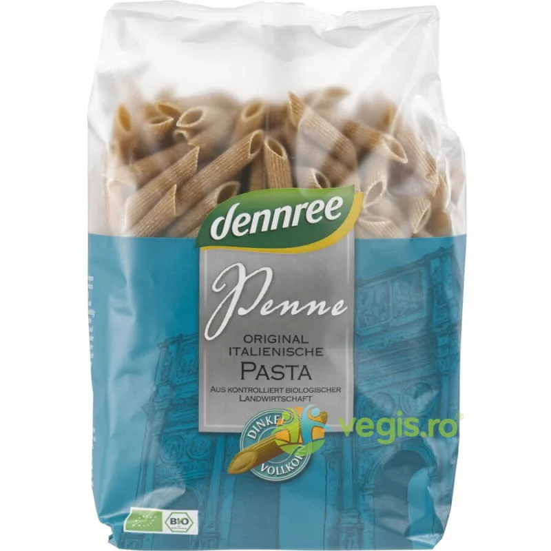 Penne de Spelta Integrala Ecologic/Bio 500g Dennree — preț și oferte