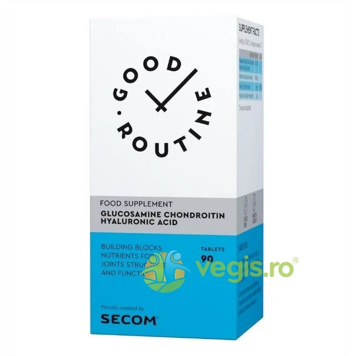 Glucosamine Chondroitin Hyaluronic Acid 90cpr Secom, GOOD ROUTINE — preț și oferte