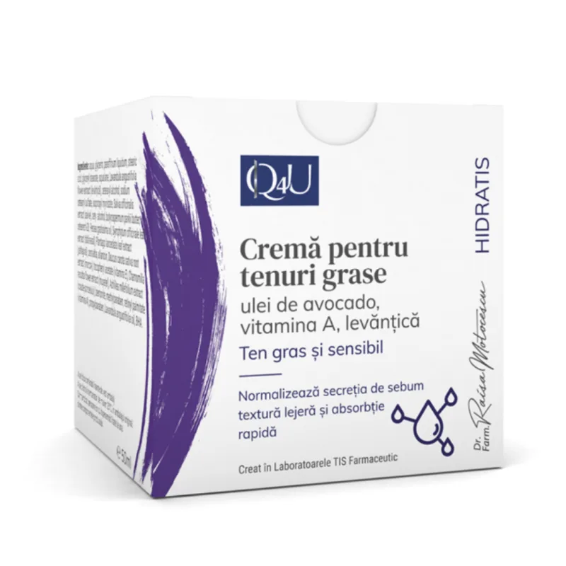 Crema cu levantica pentru tenuri grase, 50ml, Tis Farmaceutic — preț și oferte