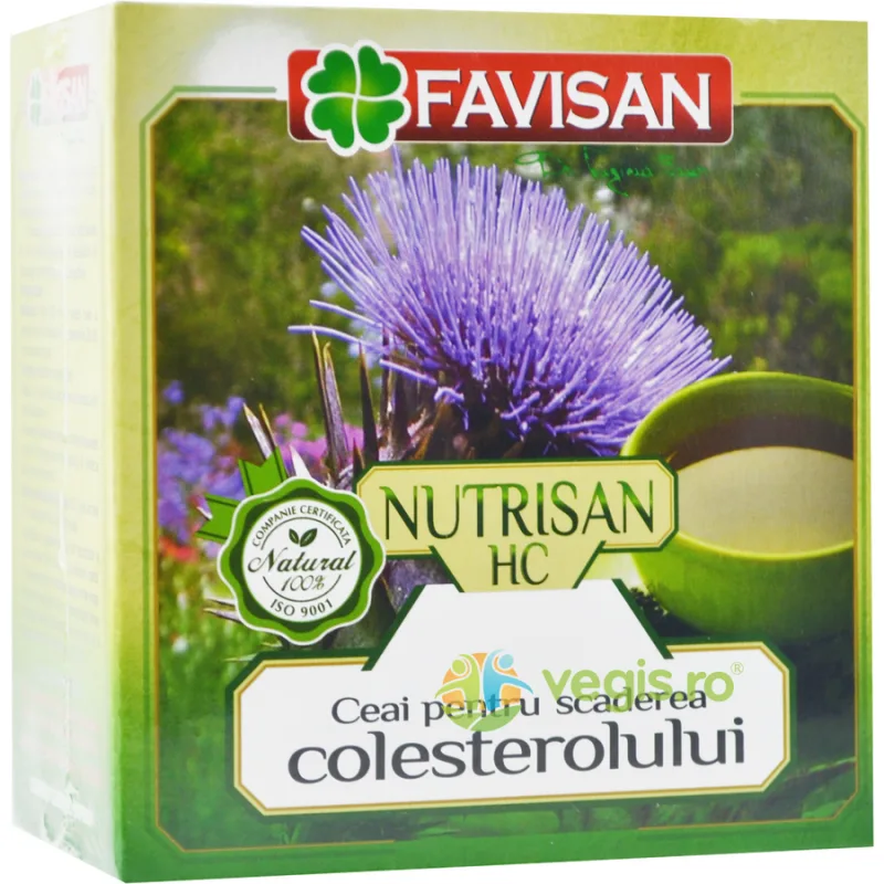 Ceai pentru Scaderea Colesterolului Nutrisan HC 50g Favisan — preț și oferte