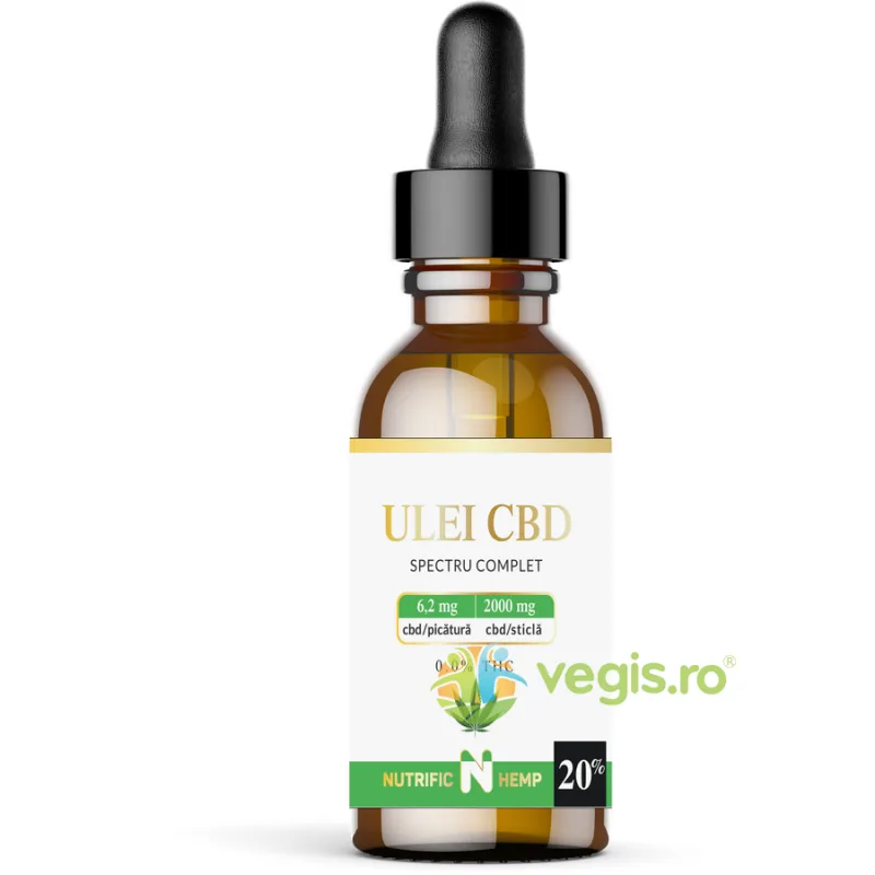 Ulei CBD 20% cu Spectru Complet 10ml NUTRIFIC — preț și oferte