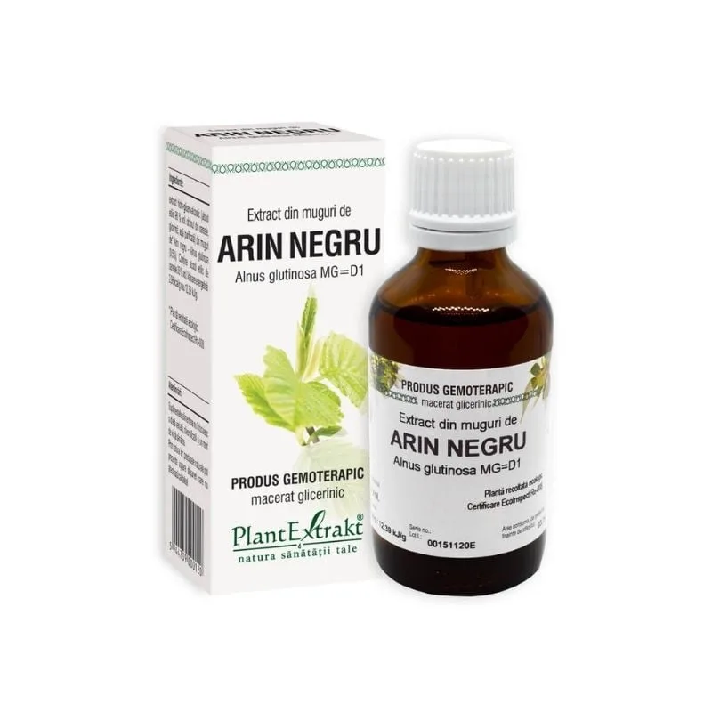 Extract din muguri de Arin Negru, 50ml, PlantExtrakt — preț și oferte