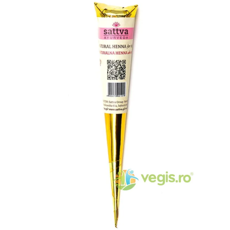 Henna pentru Tatuaje 30ml Sattva Ayurveda — preț și oferte