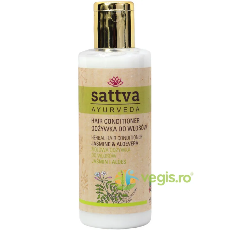 Balsam de Par Ayurvedic cu Iasomie si Aloe Vera 210ml Sattva Ayurveda — preț și oferte