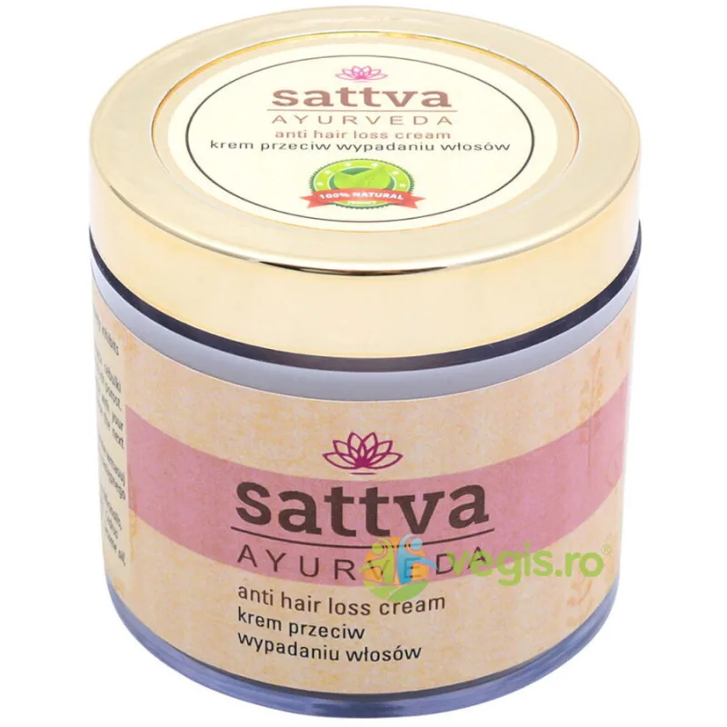 Balsam de Par Ayurvedic (Crema) Impotriva Caderii Parului 100ml Sattva Ayurveda — preț și oferte