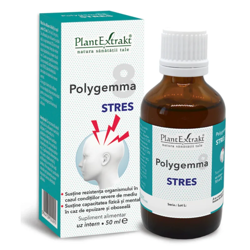 Polygemma 8 Stres, 50 ml, Plant Extrakt PLANTEXTRAKT — preț și oferte