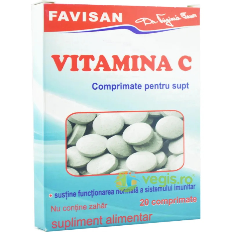 Vitamina C 20cpr Favisan — preț și oferte
