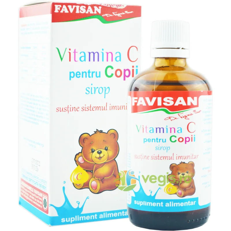 Vitamina C pentru Copii Sirop 100ml Favisan — preț și oferte