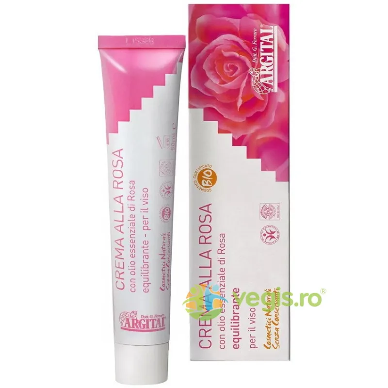 Crema pentru Fata cu Ulei de Trandafiri Ecologica/Bio 50ml — preț și oferte