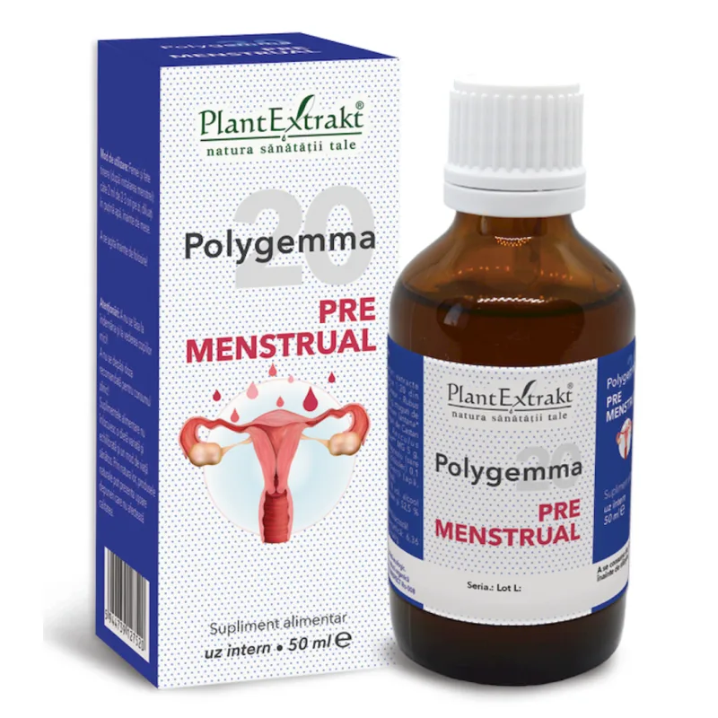 Polygemma 20, Premenstrual, 50 ml, Plant Extrakt PLANTEXTRAKT — preț și oferte