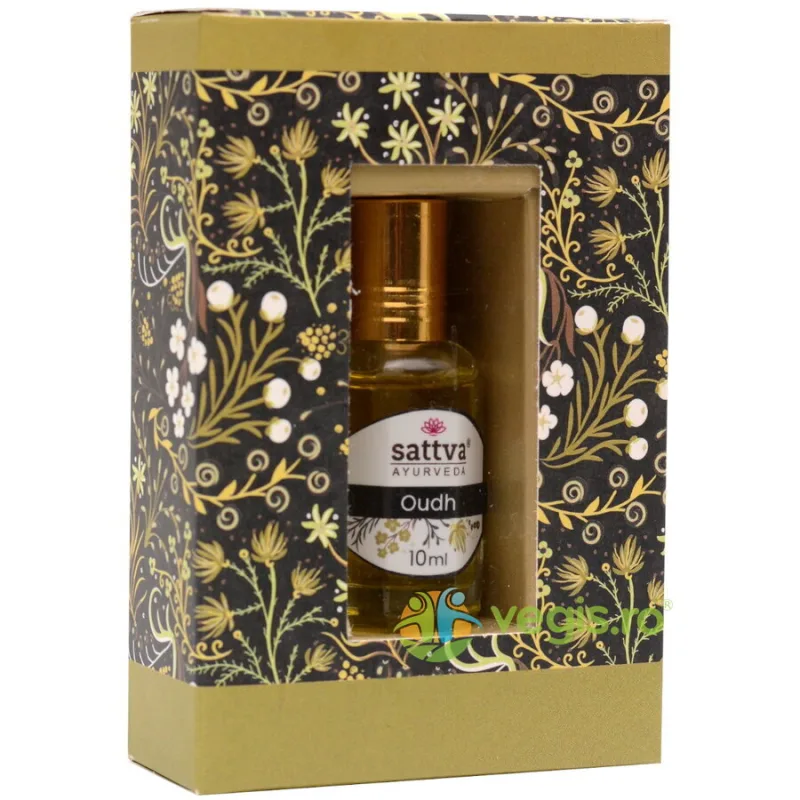 Ulei de Parfum Oud Roll-on 10ml Sattva Ayurveda — preț și oferte