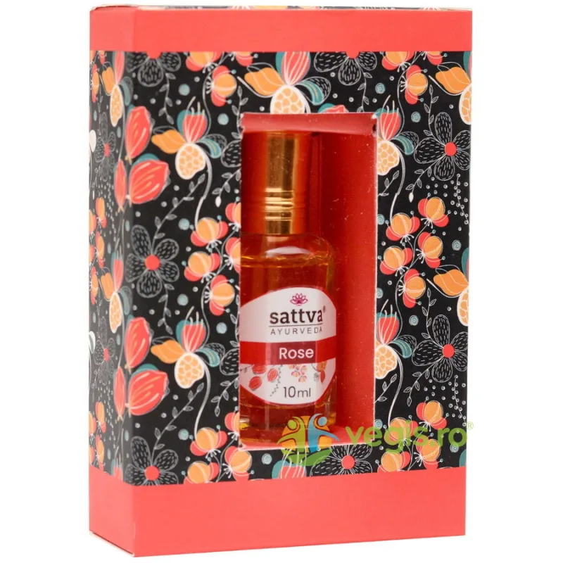 Ulei de Parfum Trandafir Roll-on 10ml Sattva Ayurveda — preț și oferte