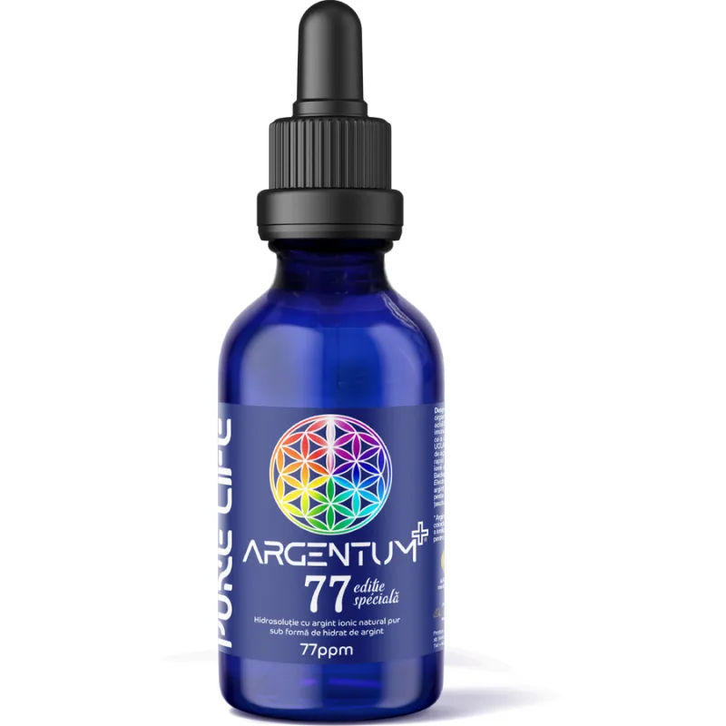 Argentum 77ppm cu Pipeta 60ml PURE LIFE — preț și oferte
