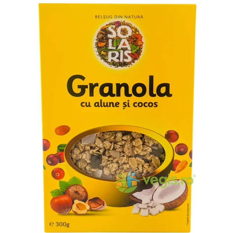 Granola cu Alune si Cocos 300g SOLARIS — preț și oferte
