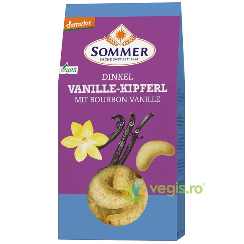 Fursecuri din Spelta si Vanilie Demeter Ecologice/Bio 150g SOMMER — preț și oferte