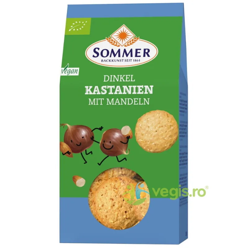 Fursecuri cu Castane si Migdale Ecologice/Bio 150g SOMMER — preț și oferte
