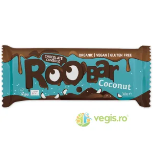 Baton cu Cocos Invelit in Ciocolata fara Gluten Ecologic/Bio 30g