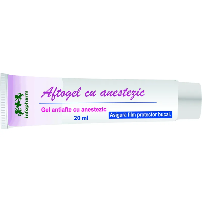 Aftogel cu Anestezic 20ml infopharm — preț și oferte