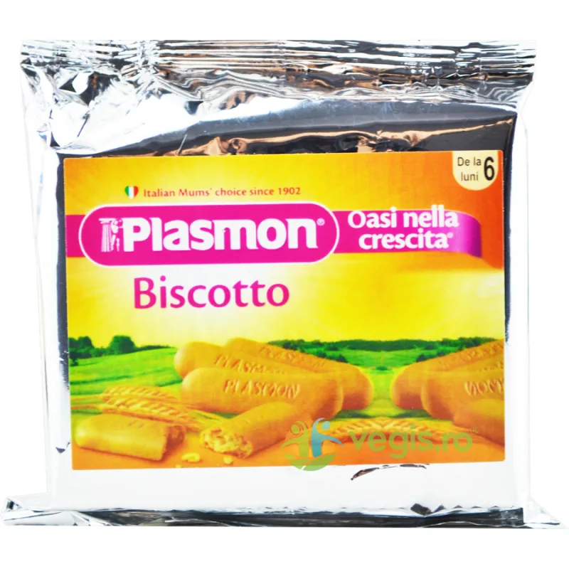 Biscuiti pentru Bebelusi cu Vitamine +6 Luni 60g Plasmon — preț și oferte
