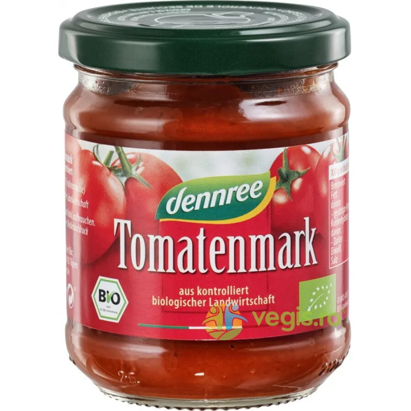 Pasta de Rosii 22% Substanta Uscata Ecologica/Bio 200g Dennree — preț și oferte