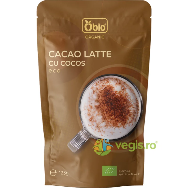 Cacao Latte cu Cocos Ecologica/Bio 125g OBio — preț și oferte