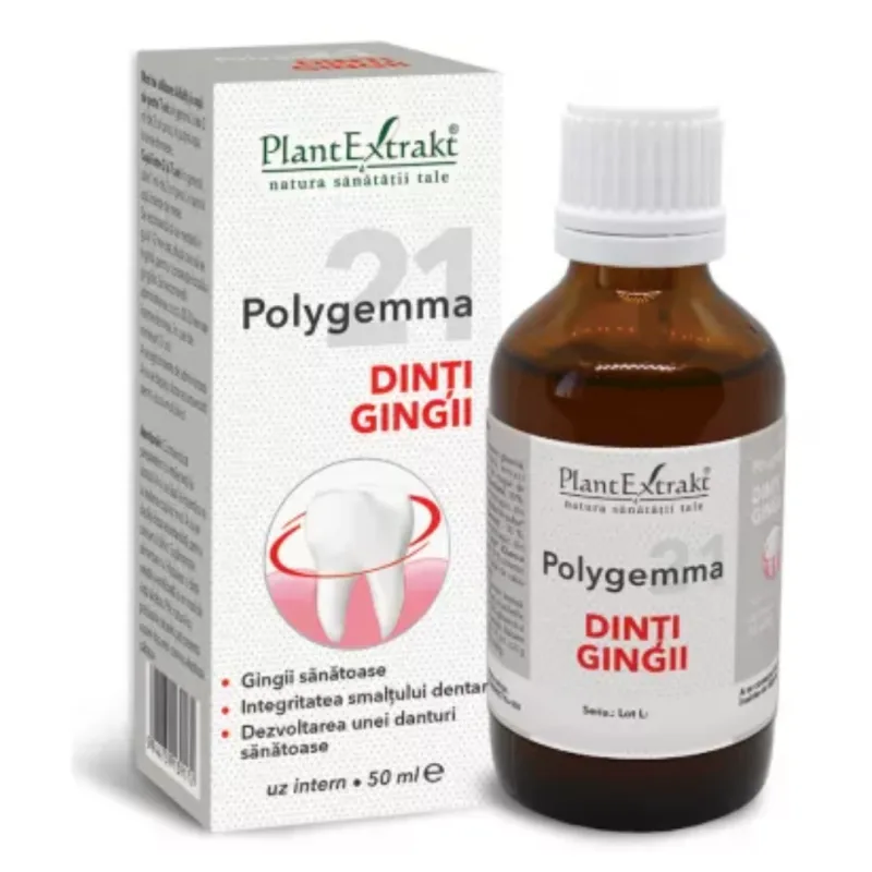 Polygemma 21, Dinti, gingii, 50 ml, Plant Extrakt PLANTEXTRAKT — preț și oferte
