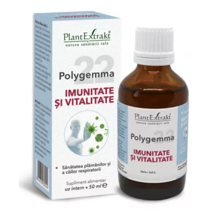 Polygemma 22, Imunitate si Vitalitate, 50 ml, Plant Extrakt — preț și oferte
