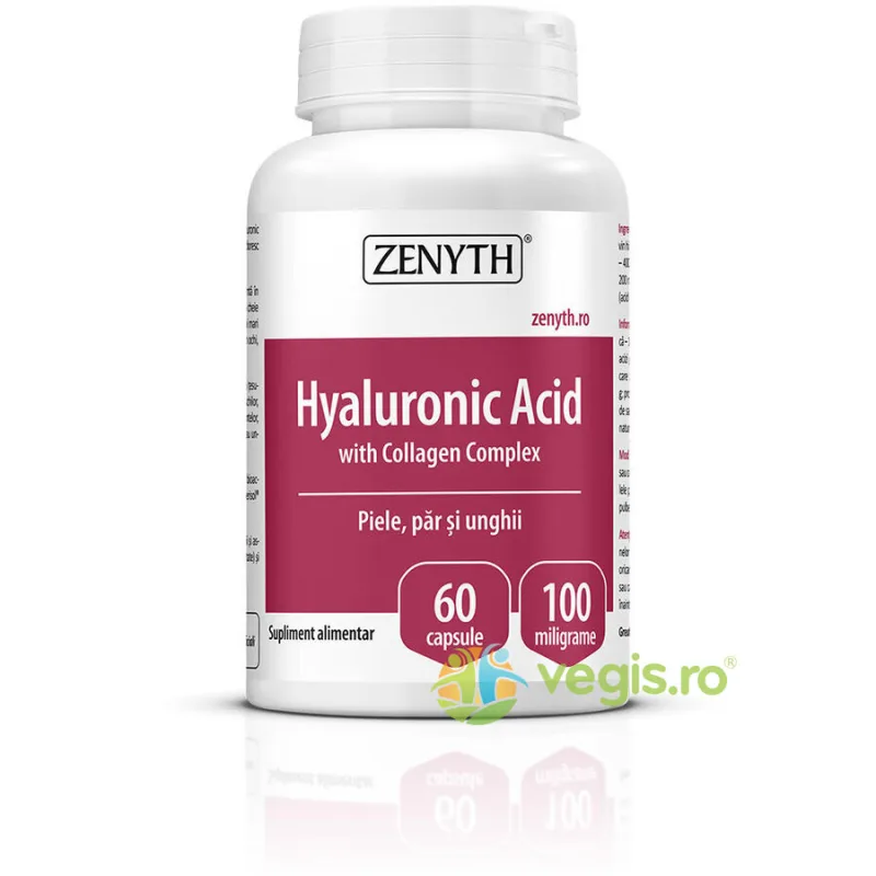 Acid Hialuronic cu Colagen Complex 60cps Zenyth — preț și oferte