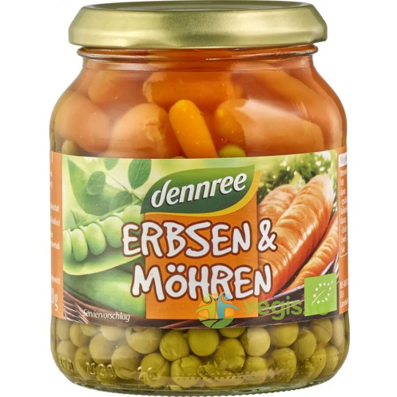 Mazare cu Morcovi Ecologica/Bio 350g Dennree — preț și oferte