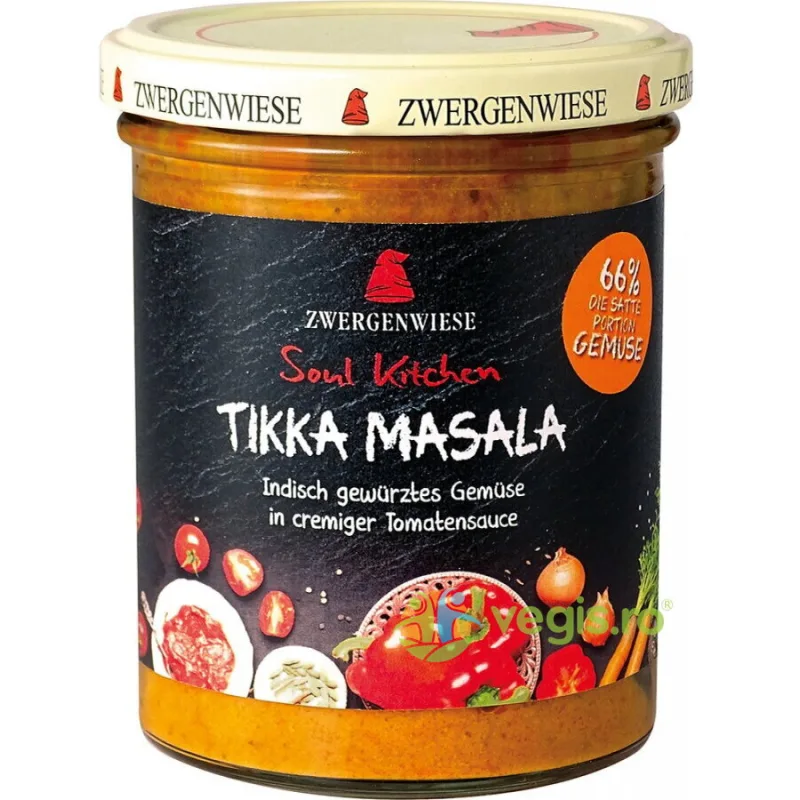 Sos Tikka Masala Ecologic/Bio 370g ZWERGENWIESE — preț și oferte