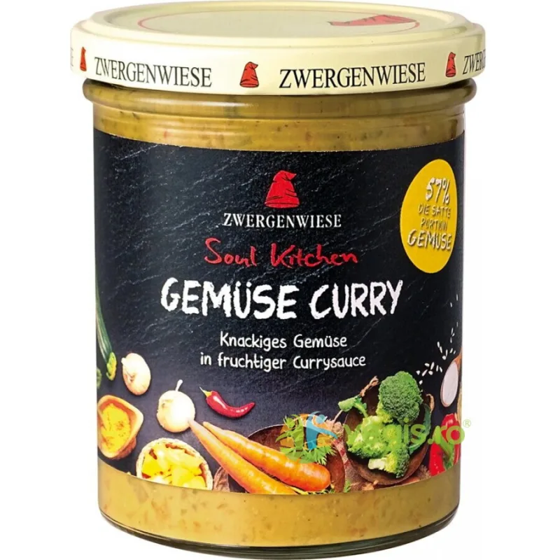 Sos cu Legume si Curry Ecologic/Bio 370g ZWERGENWIESE — preț și oferte