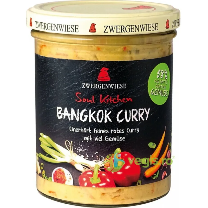 Sos Bangkok Curry Ecologic/Bio 370g ZWERGENWIESE — preț și oferte