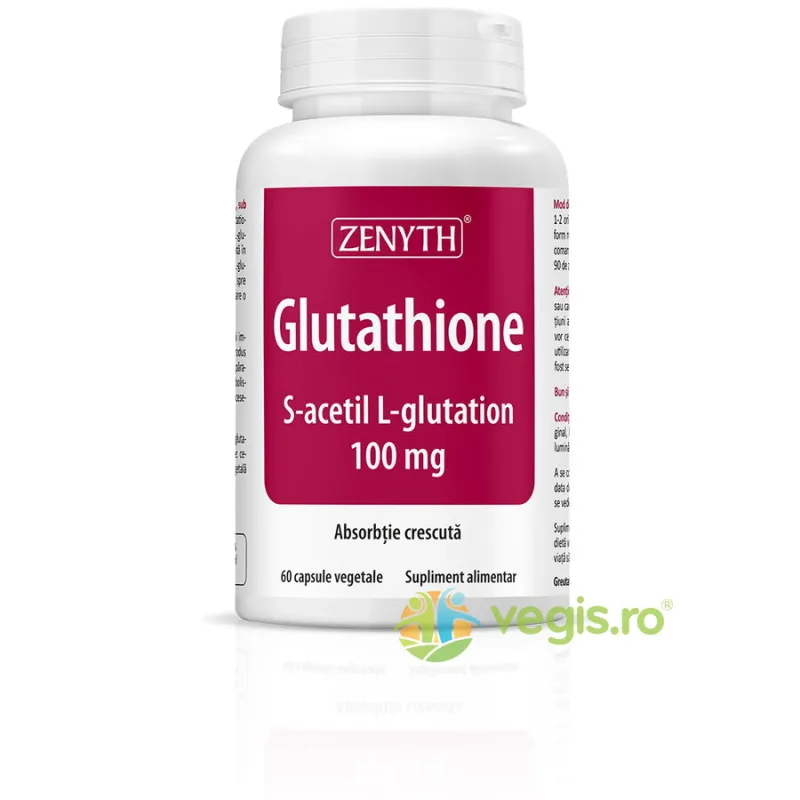 Glutathione ( S-Acetil L-Glutation) 60cps Zenyth — preț și oferte