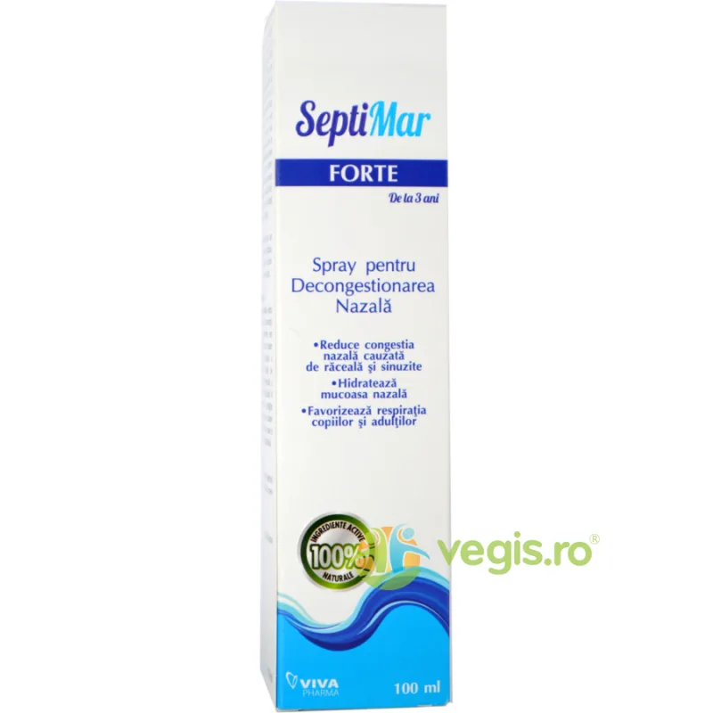 Apa de Mare Hipertona Septimar Forte 100ml VIVA PHARMA — preț și oferte
