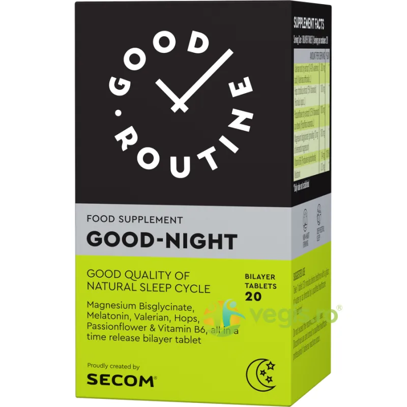 Good Night 20cpr dublu-strat Secom, GOOD ROUTINE — preț și oferte