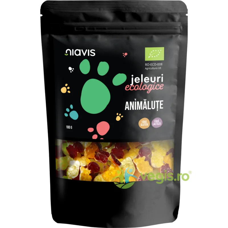 Jeleuri Animalute fara Gluten Ecologice/Bio 100g NIAVIS — preț și oferte