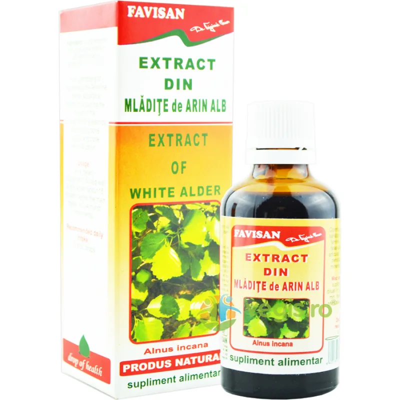 Extract din Mladite de Arin Alb 50ml Favisan — preț și oferte