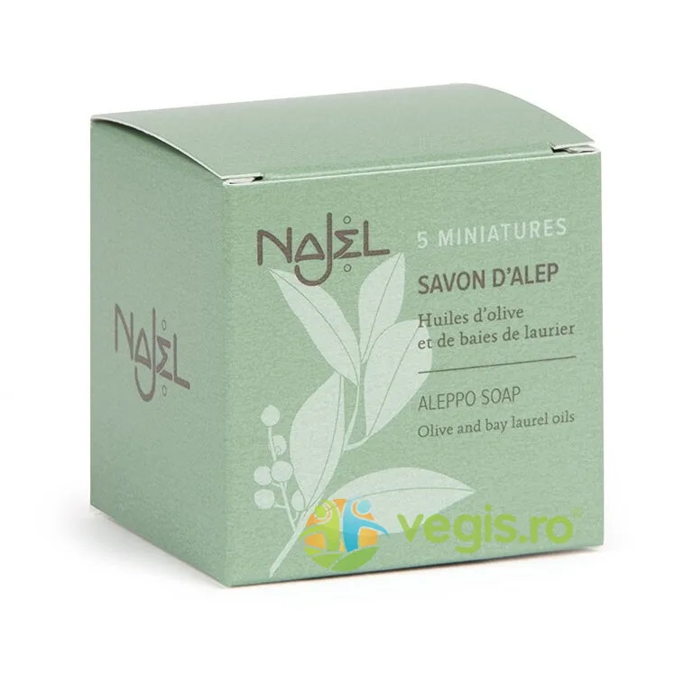 Sapun de Alep Mini 5buc x 20g NAJEL — preț și oferte