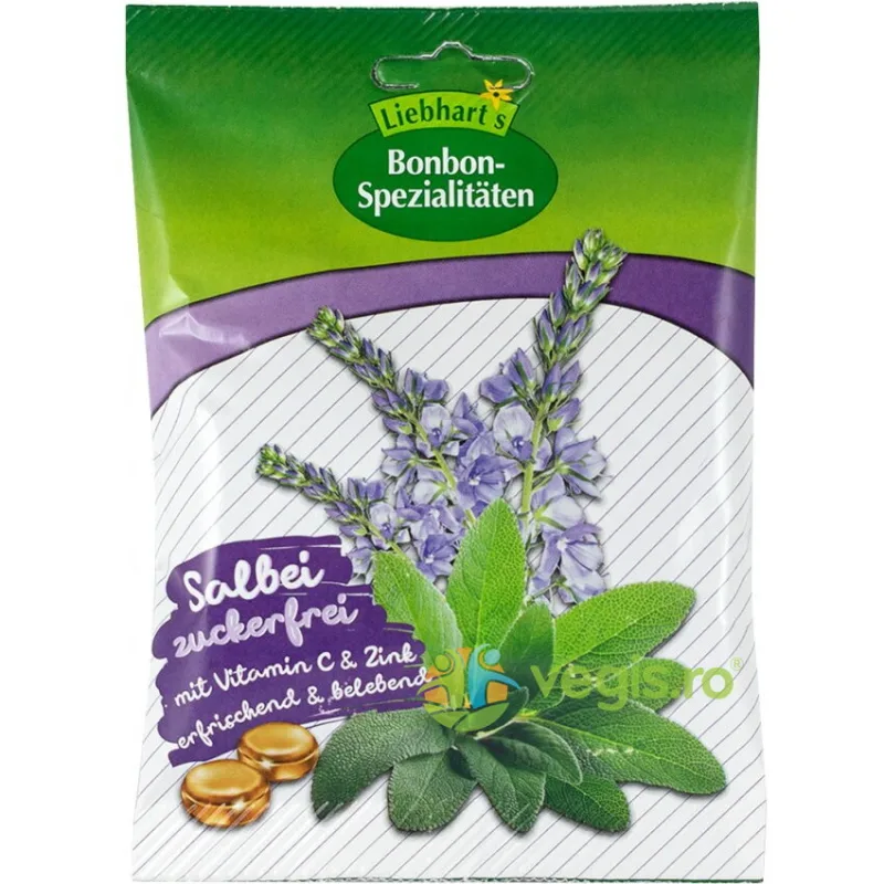 Dropsuri cu Salvie fara Zahar Ecologice/Bio 50g LIEBHARTS GESUNDKOST — preț și oferte