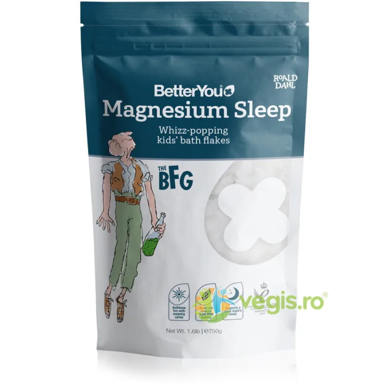 Fulgi de Baie cu Magneziu pentru Copii 750g BETTER YOU — preț și oferte