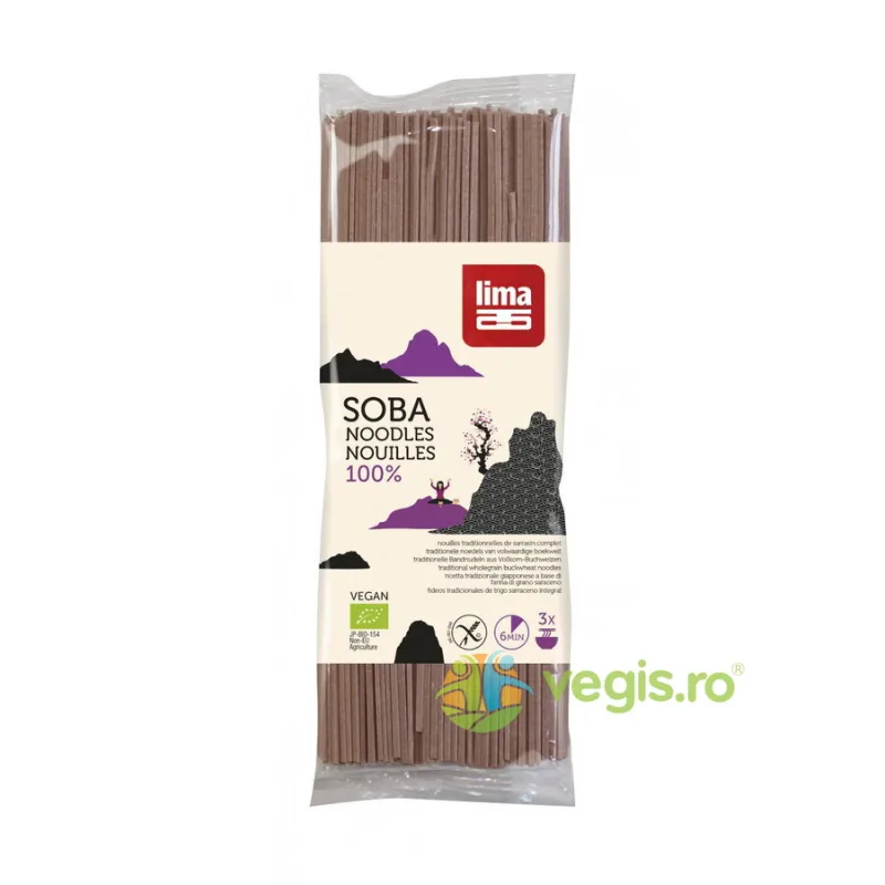 Taitei Japonezi Soba 100% Ecologici/Bio 200g LIMA — preț și oferte