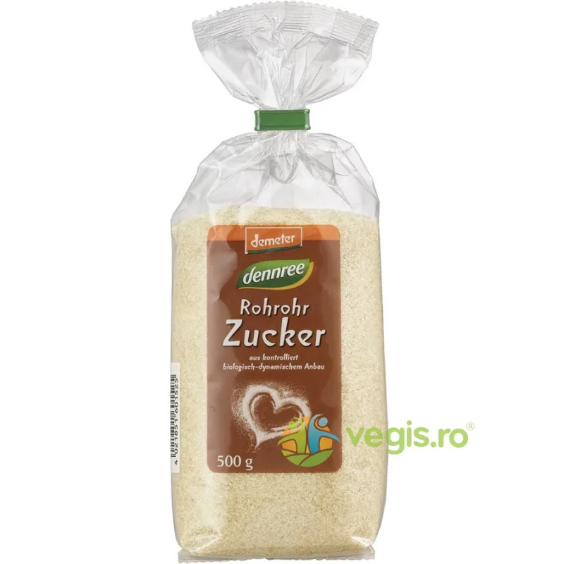 Zahar Brut din Trestie Demeter Ecologic/Bio 500g Dennree — preț și oferte