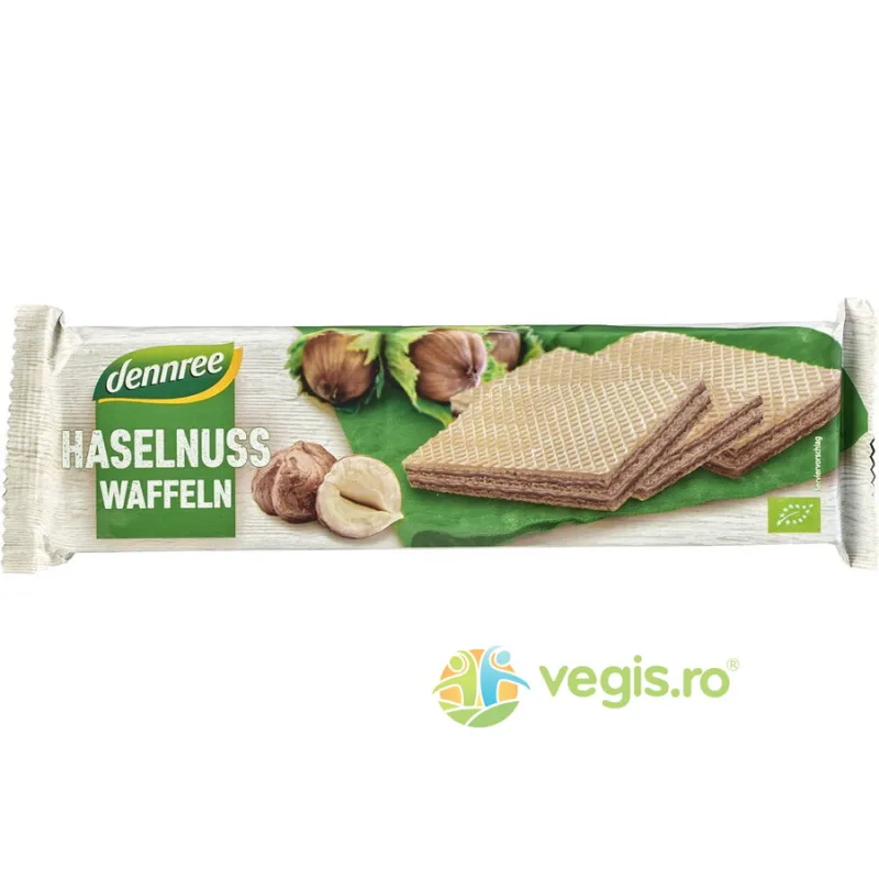 Napolitane cu Crema de Alune de Padure Ecologice/Bio 125g Dennree — preț și oferte