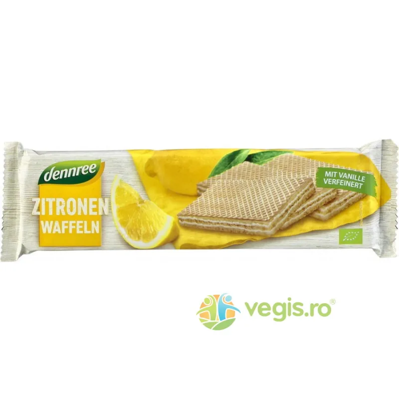 Napolitane cu Crema de Lamaie Ecologice/Bio 125g Dennree — preț și oferte